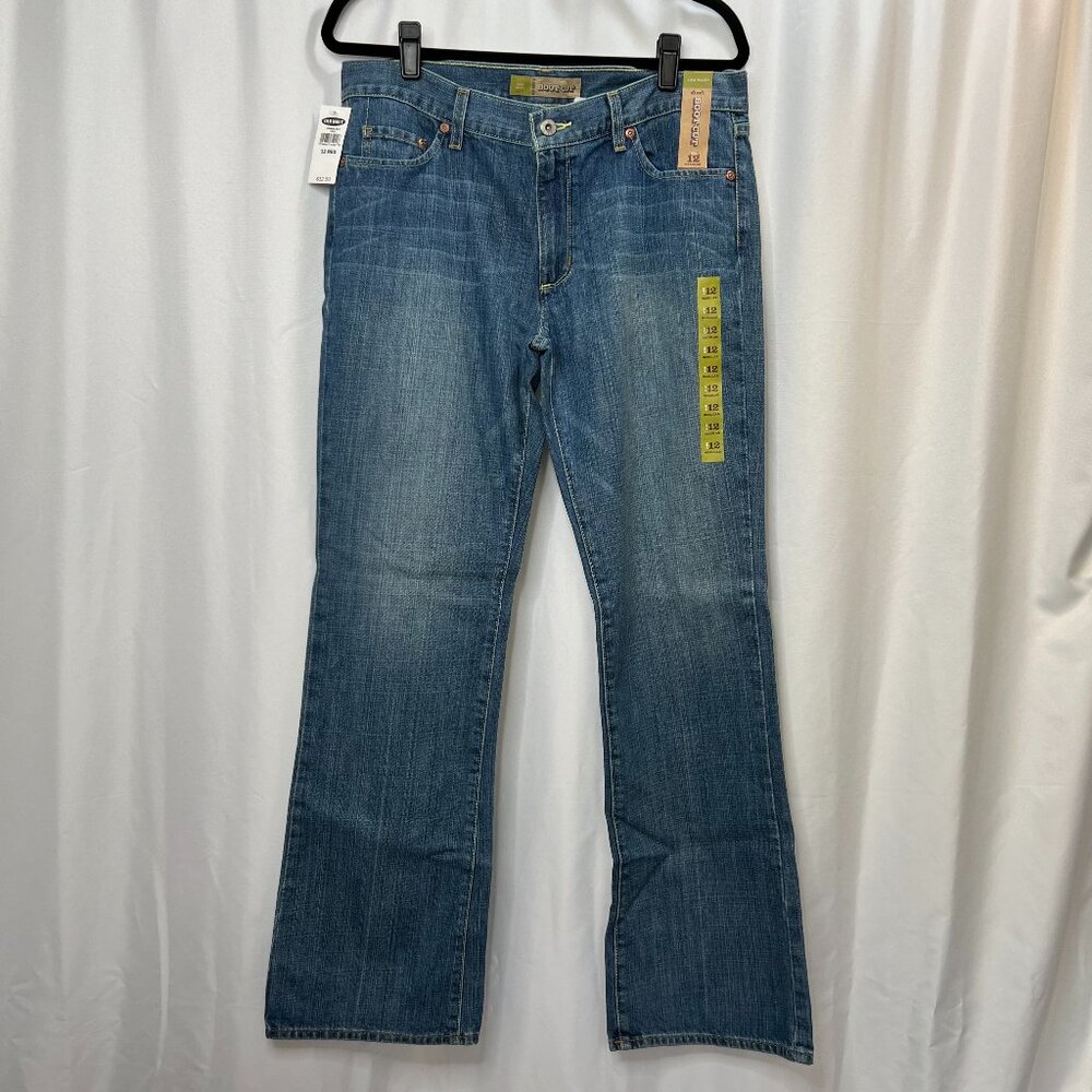 NWT Old Navy Boot-Cut Jeans 12 Regular Woman